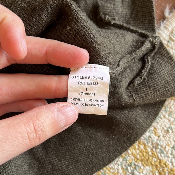 Staccato dark green sweater - Picture 9 of 11